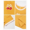image:imageStelle Girls Graphic Tees Short Sleeve Girls Shirts Cute Tops Crew Neck Casual Basic Summer TShirt for Kids Teen 415 YearsCherryyellow