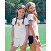 image:imageStelle Girls Graphic Tees Short Sleeve Girls Shirts Cute Tops Crew Neck Casual Basic Summer TShirt for Kids Teen 415 YearsOj Summerwhite