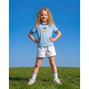 image:imageStelle Girls Graphic Tees Short Sleeve Girls Shirts Cute Tops Crew Neck Casual Basic Summer TShirt for Kids Teen 415 YearsSeas the Dayblue