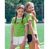 image:imageStelle Girls Graphic Tees Short Sleeve Girls Shirts Cute Tops Crew Neck Casual Basic Summer TShirt for Kids Teen 415 YearsVery Cherrygreen