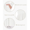 image:imageStelle Girls Long Sleeve Maxi Dress with Pockets 615 Years  Crew NeckAnkle LengthHigh WaistStretchableTwirlyA Line Spring Fall DressesChurchLong Dress for Little KidTeenTweenWhite
