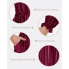 image:imageStelle Girls Long Sleeve Velvet Dress with Pockets 515 Years  Bell SleeveKnee LengthRibbedA LineTwirly DressHigh WaistFallWinter DressHolidayChristmasNew Years EvePartyRuby