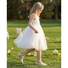 image:imageStelle Girls Low Heel Dress Shoes with Detachable Bow for Wedding PartySilver