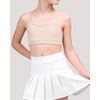 image:imageStelle Girls Padded Training Bras Seamless Spaghetti Strap Bralette Sports Bras for Teens Kids2 Whitesoft Bare