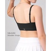image:imageStelle Girls Padded Training Bras Seamless Spaghetti Strap Bralette Sports Bras for Teens KidsWhiteblacksoft Bare