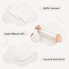 image:imageStelle Girls Ruffle Socks Cotton School Uniform Dress Socks 356 Pairs Crew Soft Cute Frilly Sock for Kids Toddler3 Pairswhite