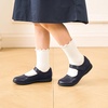 image:imageStelle Girls Ruffle Socks Cotton School Uniform Dress Socks 356 Pairs Crew Soft Cute Frilly Sock for Kids Toddler6 Pairswhite
