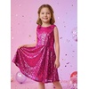 image:imageStelle Girls Sequin Dress Sleeveless ALine Sparkly Dresses 515 Y  Bow on Shoulder Zipper BackFully LiningScoop NeckTwirlyBirthday Formal Party Fancy Graduation Wedding Christmas HolidayFuchsia