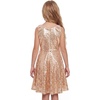 image:imageStelle Girls Sequin Dress Sleeveless ALine Sparkly Dresses 515 Y  Bow on Shoulder Zipper BackFully LiningScoop NeckTwirlyBirthday Formal Party Fancy Graduation Wedding Christmas HolidayRose Gold
