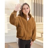 image:imageStelle Girls Sherpa Jacket Fall Fleece Coat Full Zip Winter Fuzzy Outerwear with Pockets for 415 YearsChestnut