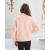 image:imageStelle Girls Sherpa Jacket Fall Fleece Coat Full Zip Winter Fuzzy Outerwear with Pockets for 415 YearsPearl Pink