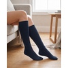 image:imageStelle Girls Socks Knee High Socks for Girls Cotton Uniform Long Sock for Toddler 3 Pairs School Socks 318 Years3midnight Blue
