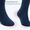 image:imageStelle Girls Socks Knee High Socks for Girls Cotton Uniform Long Sock for Toddler 3 Pairs School Socks 318 Years3navy