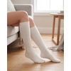 image:imageStelle Girls Socks Knee High Socks for Girls Cotton Uniform Long Sock for Toddler 3 Pairs School Socks 318 Years3white