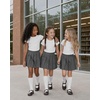 image:imageStelle Girls Socks Knee High Socks for Girls Cotton Uniform Long Sock for Toddler 3 Pairs School Socks 318 Years3white