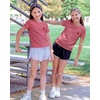 image:imageStelle Girls T Shirts Graphic Tees Short Sleeve Tshirts Crewneck Cute Summer Casual Basic Tops for Kids Teen 415 YearsApple Popwatermelon