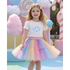 image:imageStelle Girls T Shirts Graphic Tees Short Sleeve Tshirts Crewneck Cute Summer Casual Basic Tops for Kids Teen 415 YearsBlue Bloomwhite