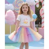 image:imageStelle Girls T Shirts Graphic Tees Short Sleeve Tshirts Crewneck Cute Summer Casual Basic Tops for Kids Teen 415 YearsPink Unicornwhite