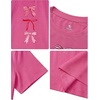 image:imageStelle Girls T Shirts Graphic Tees Short Sleeve Tshirts Crewneck Cute Summer Casual Basic Tops for Kids Teen 415 YearsSweet Knotfuchsia