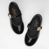 image:imageStelle Girls Tap Shoes Rhinestone BuckleToddlerLittle KidBig Kid  Rhinestone flower detailMary Jane styleSteel toe heel tapsCushioned insoleBeginner tap danceBlack
