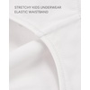 image:imageStelle Girls Underwear Cotton Brief Toddler Breathable Soft Panties 5 Pack  Underwear for Girls Design with Cute Bow Stretchy Waistband Breathable DoubleLayer Gusset for School Play Everyday Wear5 White