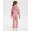 image:imageStelle Girls Velour Tracksuits Zip Up Hoodies Joggers with Pockets 515 Y  Sweatshirt with PocketsChin GuardElastic WaistFall Winter OutfitsHolidayChristmasToddlerLittle Girl TweenTeenPreppyRose Clay