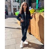 image:imageStelle Girls Velour Tracksuits Zip Up Hoodies Joggers with Pockets 515 Y  Sweatshirt with PocketsChin GuardElastic WaistFall Winter OutfitsHolidayChristmasToddlerLittle Girl TweenTeenPreppyNavy