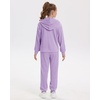 image:imageStelle Girls Velour Tracksuits Zip Up Hoodies Joggers with Pockets 515 Y  Sweatshirt with PocketsChin GuardElastic WaistFall Winter OutfitsHolidayChristmasToddlerLittle Girl TweenTeenPreppyLilac
