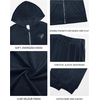 image:imageStelle Girls Velour Tracksuits Zip Up Hoodies Joggers with Pockets 515 Y  Sweatshirt with PocketsChin GuardElastic WaistFall Winter OutfitsHolidayChristmasToddlerLittle Girl TweenTeenPreppyNavy