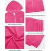 image:imageStelle Girls Velour Tracksuits Zip Up Hoodies Joggers with Pockets 515 Y  Sweatshirt with PocketsChin GuardElastic WaistFall Winter OutfitsHolidayChristmasToddlerLittle Girl TweenTeenPreppyHot Pink
