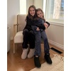 image:imageStelle Girls Velour Tracksuits Zip Up Hoodies Joggers with Pockets 515 Y  Sweatshirt with PocketsChin GuardElastic WaistFall Winter OutfitsHolidayChristmasToddlerLittle Girl TweenTeenPreppyBlack