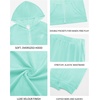image:imageStelle Girls Velour Tracksuits Zip Up Hoodies Joggers with Pockets 515 Y  Sweatshirt with PocketsChin GuardElastic WaistFall Winter OutfitsHolidayChristmasToddlerLittle Girl TweenTeenPreppyMint Green