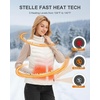image:imageStelle Heated Vest Women Power Bank Not Included Smart Warming Electric Heating Puffer Vest Lightweight FleeceVanilla