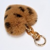 image:imageStelle Pom Pom Keychain Rabbit Fur Bag Charms Fluffy Cute Keychains Purse Backpack Accessories Gifts for GirlsWomenCheetahheart