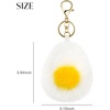 image:imageStelle Pom Pom Keychain Rabbit Fur Bag Charms Fluffy Cute Keychains Purse Backpack Accessories Gifts for GirlsWomenHard Boil