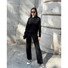 image:imageStelle Sweat Suits for Womens 2 Piece Sweat Set Long Sleeve Hoodie Sweatsuits Sets Drawstring Sweatpants with PocketsBlack