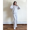image:imageStelle Sweat Suits for Womens 2 Piece Sweat Set Long Sleeve Hoodie Sweatsuits Sets Drawstring Sweatpants with PocketsLight Grey