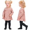 image:imageStelle Toddler Girls Tights Baby Cable Knit Thick Stockings Cotton Winter Warm Leggings Pantyhose 123 Pack1black