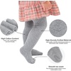 image:imageStelle Toddler Girls Tights Baby Cable Knit Thick Stockings Cotton Winter Warm Leggings Pantyhose 123 Pack1grey