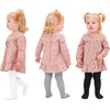 image:imageStelle Toddler Girls Tights Baby Cable Knit Thick Stockings Cotton Winter Warm Leggings Pantyhose 123 PackBlackwhitegrey