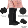 image:imageStelle Toddler Girls Tights Baby Cable Knit Thick Stockings Cotton Winter Warm Leggings Pantyhose 123 PackBlackwhitepink
