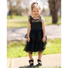 image:imageStelle Toddler Tap Shoes with Detachable BowToddlerLittle KidBig Kid  Detachable ribbon bow accentHookandloopSteel toe heel tapsCushioned insolePadded heel collarBlack