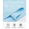 image:imageStelle Women Casual Skater Skirts with Shorts Underneath Basic Versatile Flared Mini SkortsBaby Blue