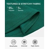 image:imageStelle Women Casual Skater Skirts with Shorts Underneath Basic Versatile Flared Mini SkortsGreen