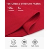 image:imageStelle Women Casual Skater Skirts with Shorts Underneath Basic Versatile Flared Mini SkortsRed