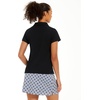image:imageStelle Women Golf Polo Shirts Tennis Shirt Short Sleeve V Neck QuickDrying Collared TopBlack