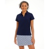 image:imageStelle Women Golf Polo Shirts Tennis Shirt Short Sleeve V Neck QuickDrying Collared TopNavy