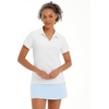 image:imageStelle Women Golf Polo Shirts Tennis Shirt Short Sleeve V Neck QuickDrying Collared TopWhite