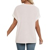image:imageStelle Women Modal Soft Crewneck Cap Short Sleeve T Shirts Summer Tops Trendy Basic Casual Clothes 2025Oat Milk