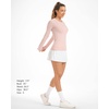 image:imageStelle Women Workout Tops Long Sleeve Seamless Compression Athletic Shirts Yoga Gym Sports Breathable TeesBallet Pink